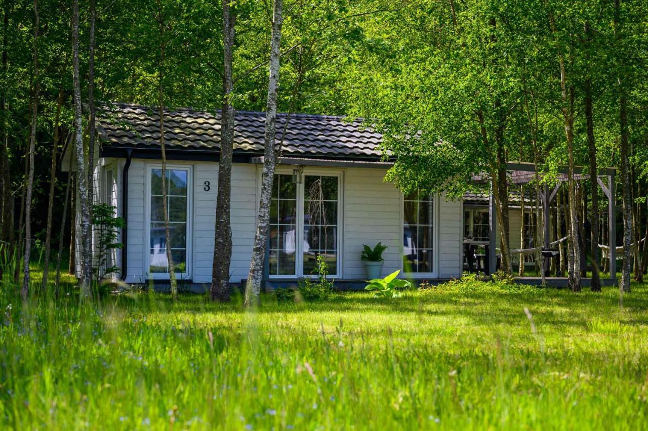 Domki Drewniane Na Splawiu Nad Morzem Ujście-Darłowskie Exteriér fotografie