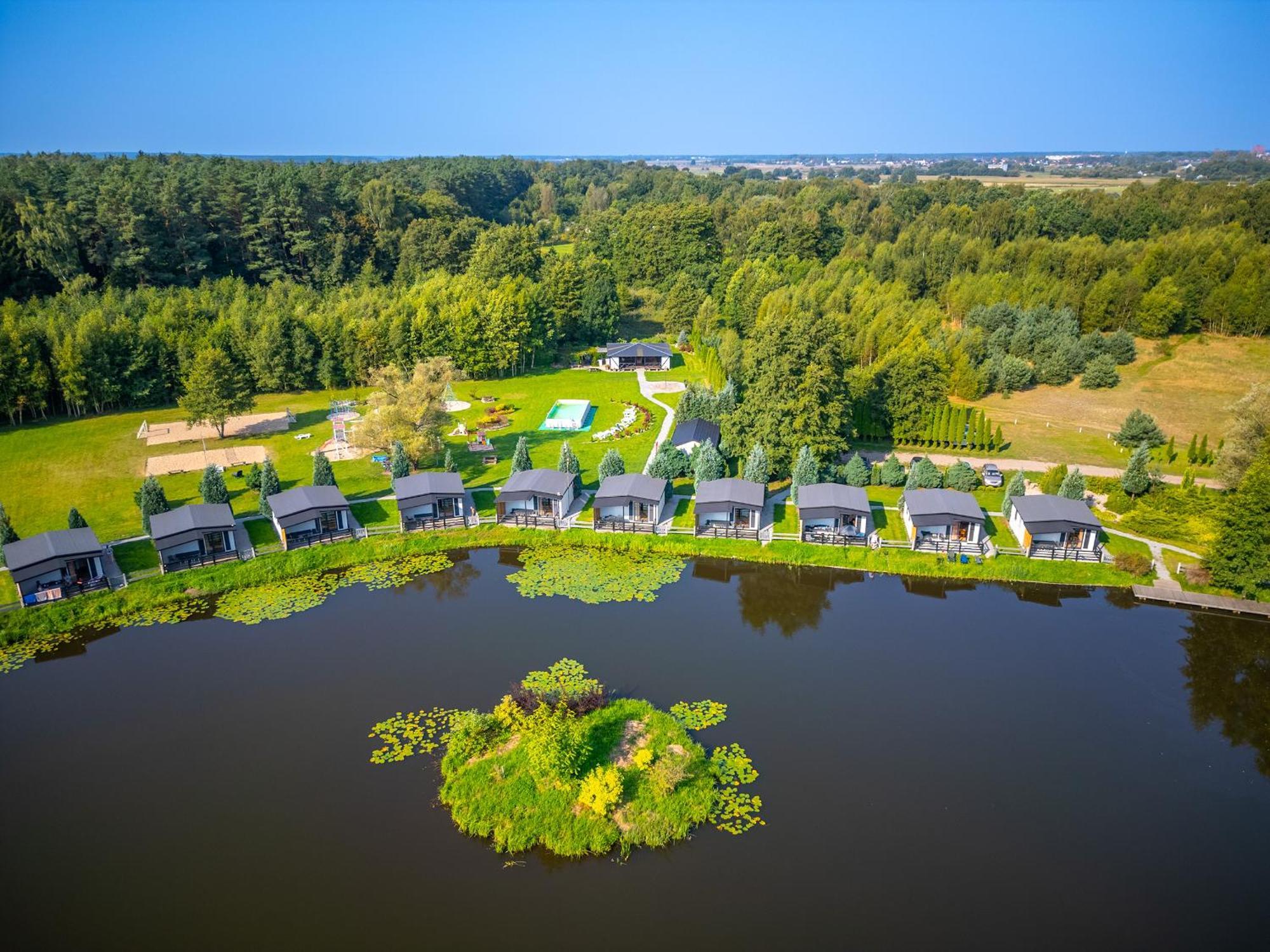Domki Drewniane Na Splawiu Nad Morzem Ujście-Darłowskie Exteriér fotografie