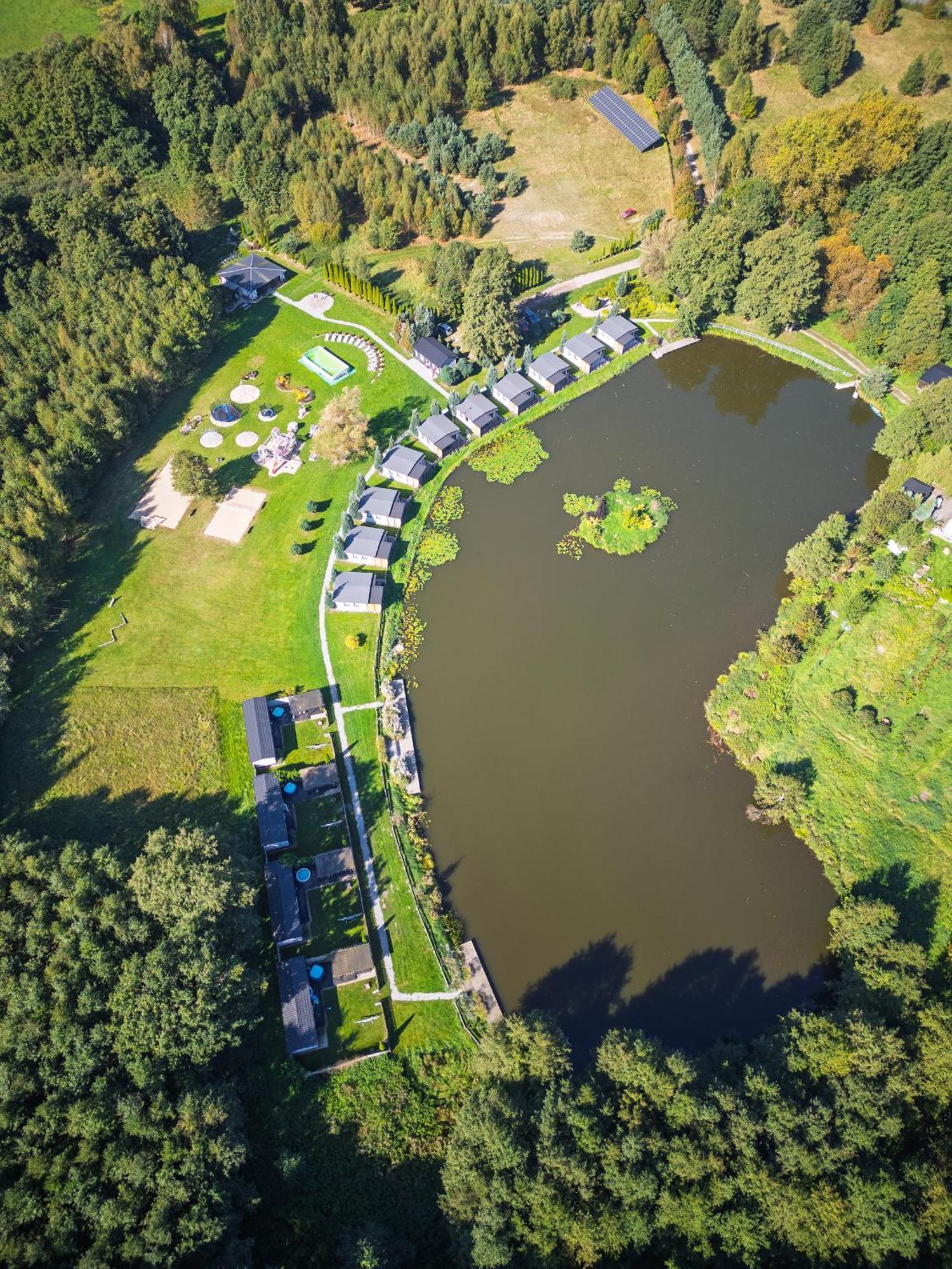 Domki Drewniane Na Splawiu Nad Morzem Ujście-Darłowskie Exteriér fotografie