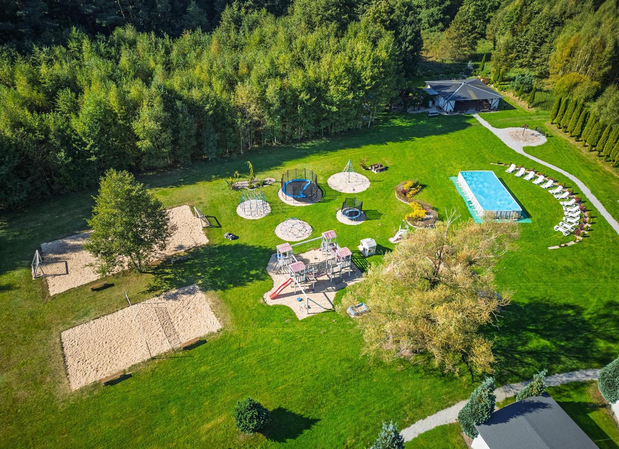 Domki Drewniane Na Splawiu Nad Morzem Ujście-Darłowskie Exteriér fotografie