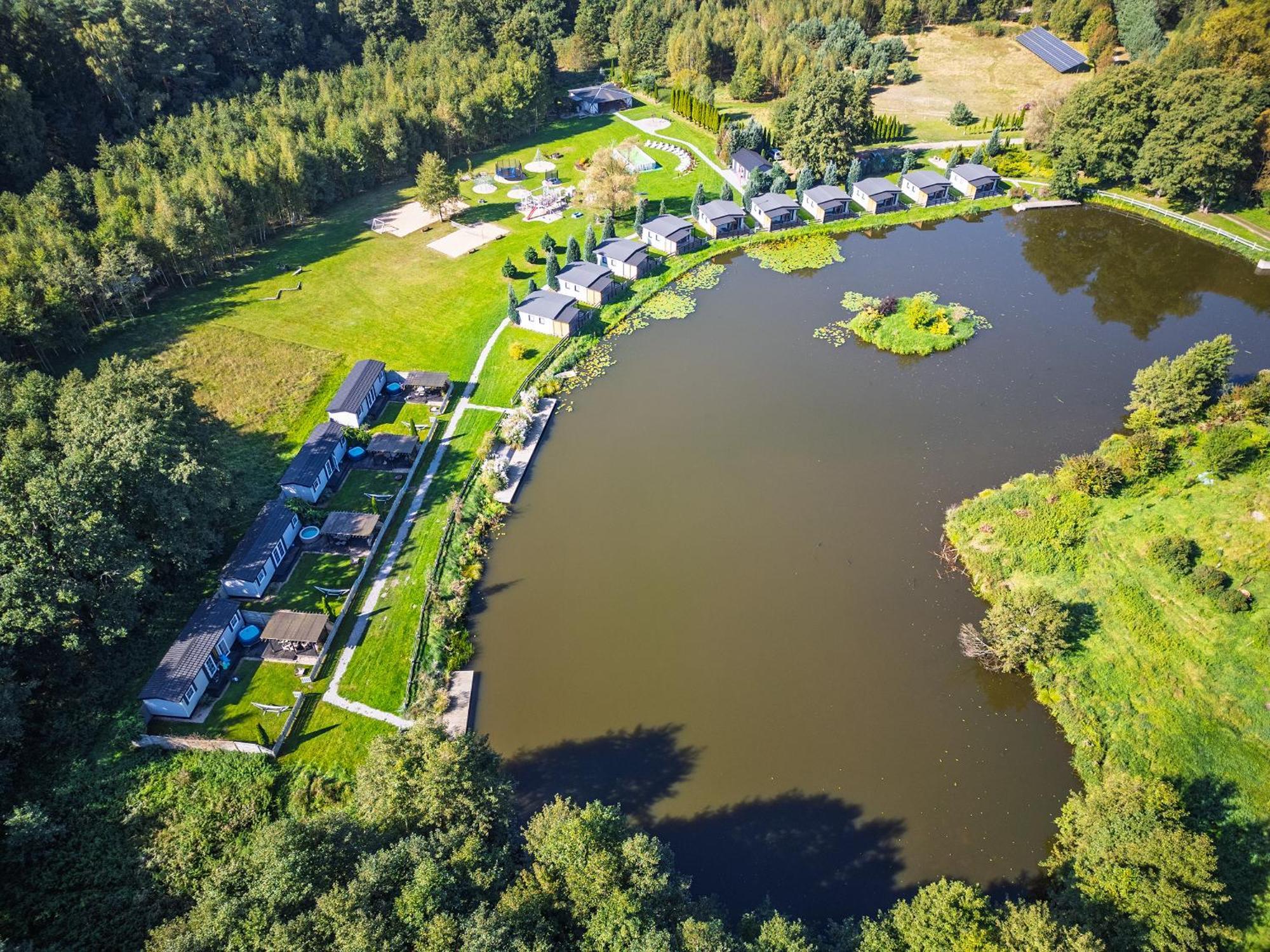 Domki Drewniane Na Splawiu Nad Morzem Ujście-Darłowskie Exteriér fotografie