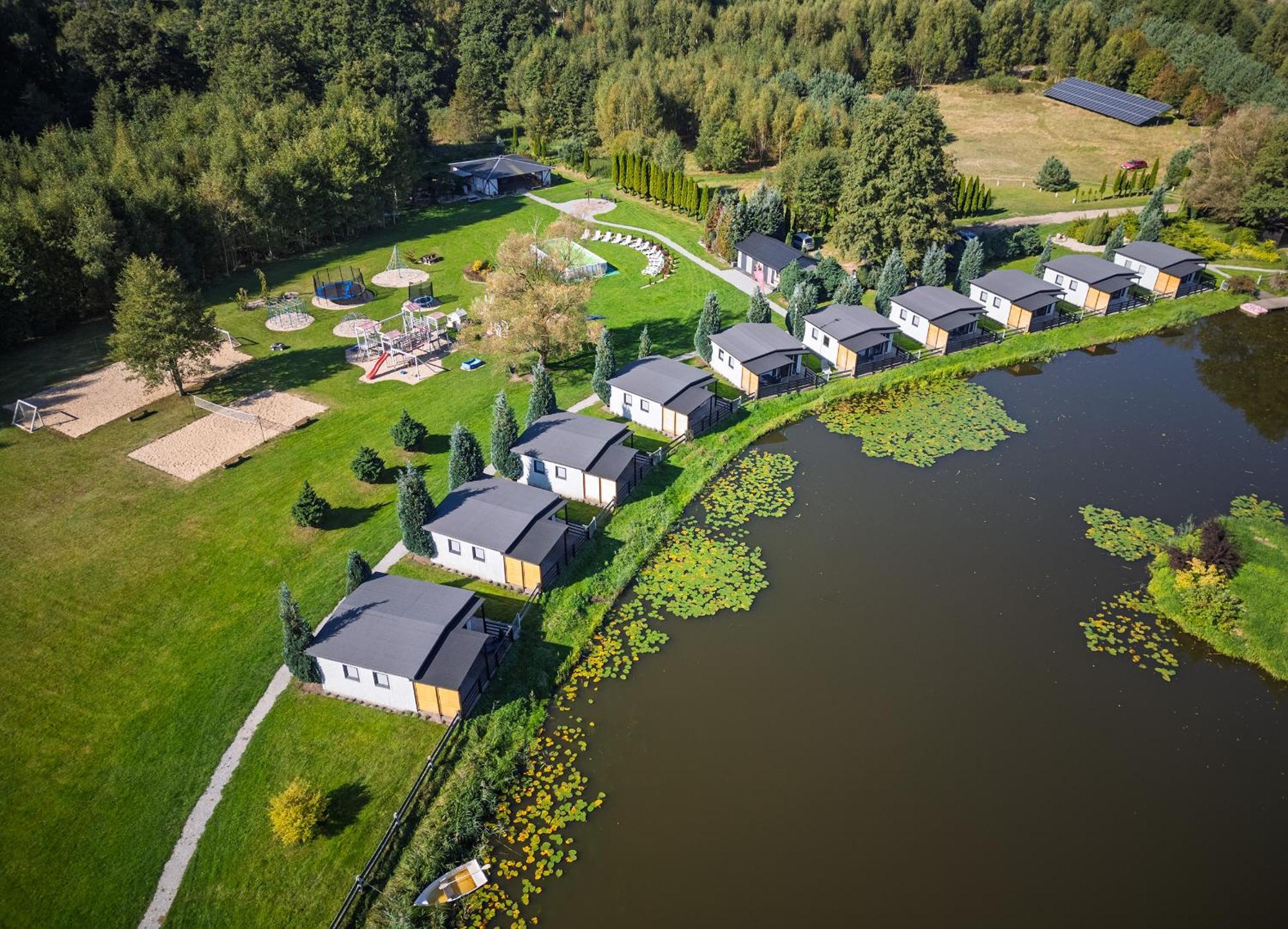 Domki Drewniane Na Splawiu Nad Morzem Ujście-Darłowskie Exteriér fotografie