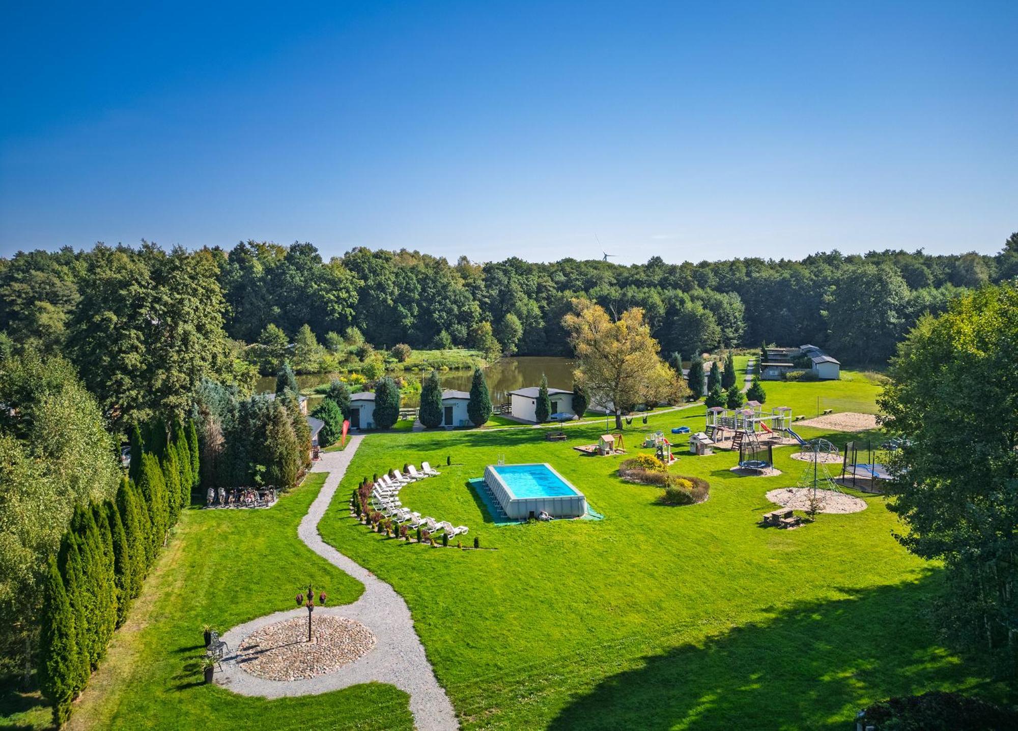 Domki Drewniane Na Splawiu Nad Morzem Ujście-Darłowskie Exteriér fotografie