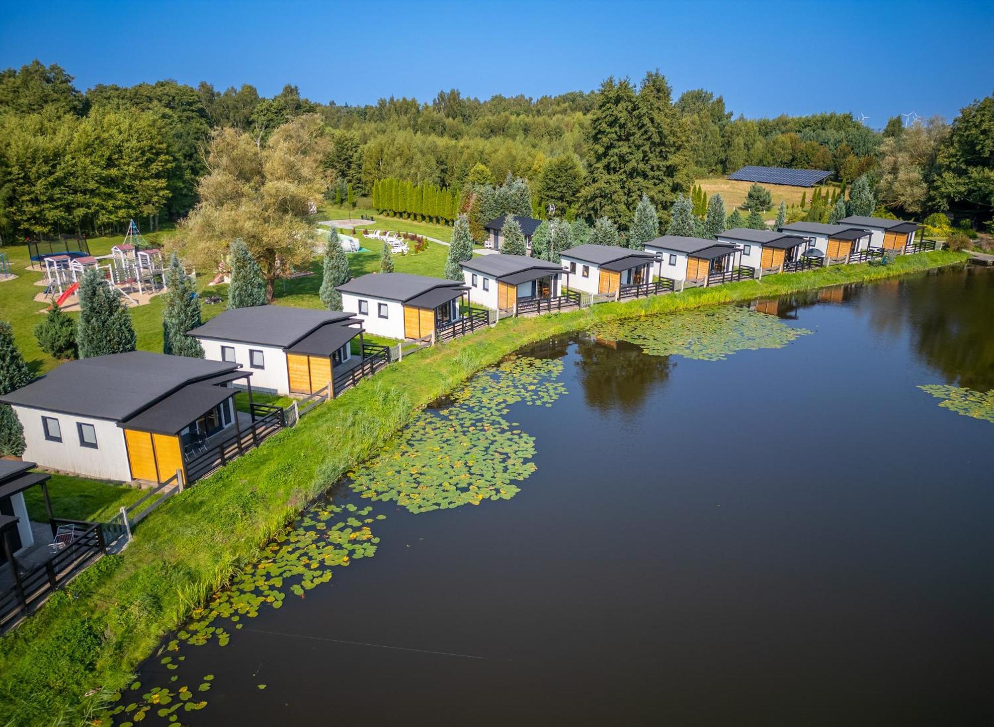 Domki Drewniane Na Splawiu Nad Morzem Ujście-Darłowskie Exteriér fotografie