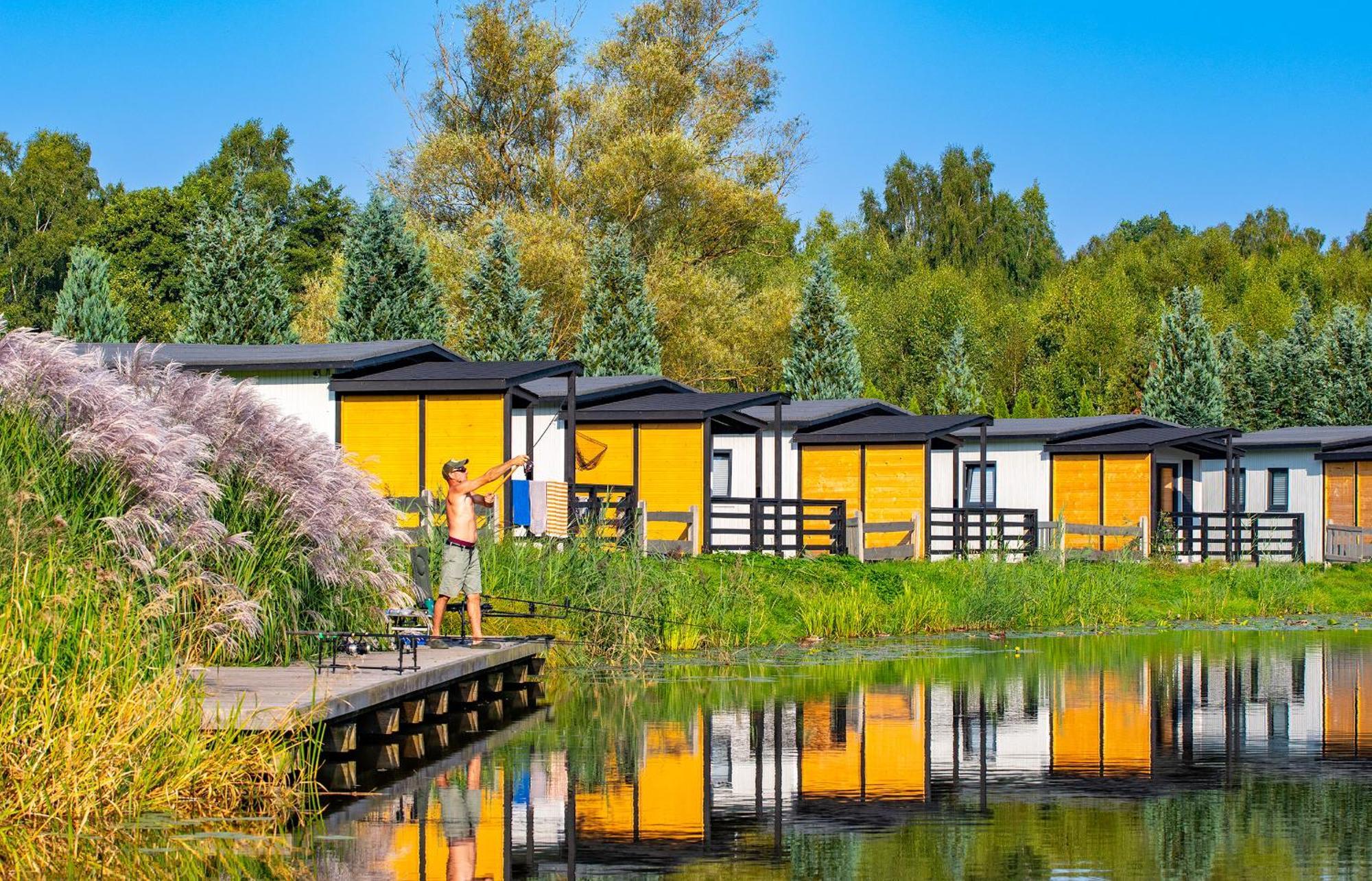 Domki Drewniane Na Splawiu Nad Morzem Ujście-Darłowskie Exteriér fotografie